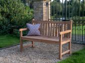 London 1.3 Metre Teak Garden Bench