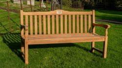 Memorial, Commemorative Teak Garden Bench