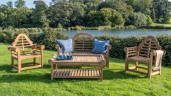 Lutyens Bench, Coffee Table & Two Lutyens Chair Collection