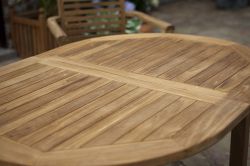 Monte Carlo 8 Seater Teak Garden Patio Dining Table Furniture Set