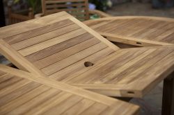 Monte Carlo 8 Seater Teak Garden Patio Dining Table Furniture Set