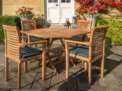 St. Raphael 4 Seater Teak Garden Patio Furniture Set