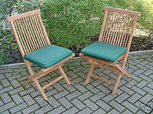 2 Folding Chair Cushions