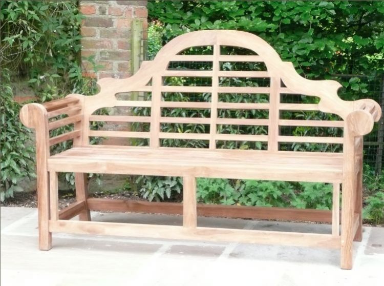 Lutyens 2 Seater Teak Garden Bench