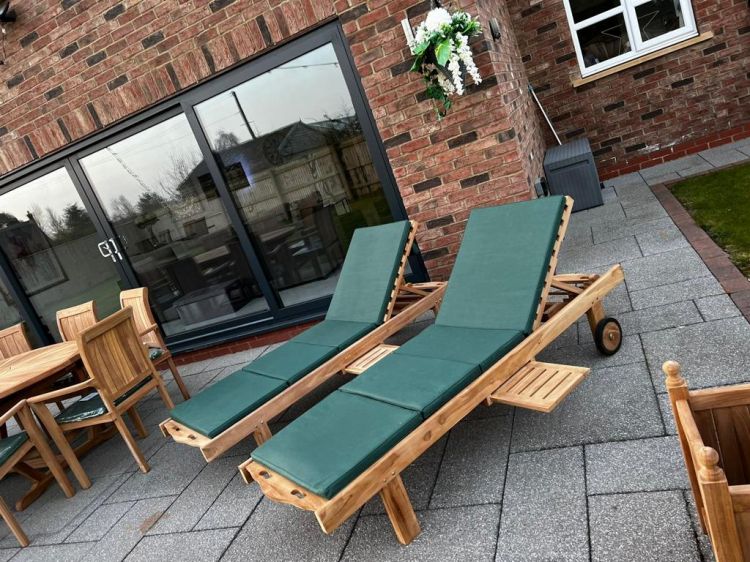 Teak Sun Lounger